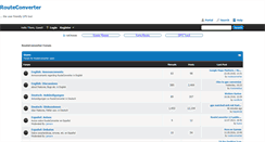 Desktop Screenshot of forum.routeconverter.com
